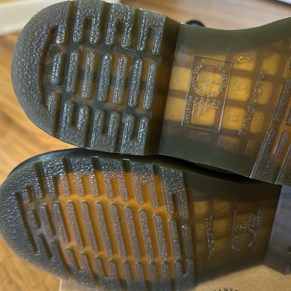 Dr. Martens Vegan 1460 Retro Ray Kemble Boot Parchment Beige 6 - Picture 8 of 13